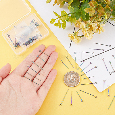 90 шт. 3 стиля ионного покрытия (IP) 304 нержавеющая сталь проушины штифты STAS-DC0011-29-1