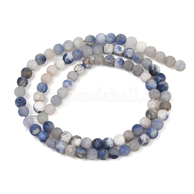 Природный содалит бисер нитей&nbsp;G-T106-211-1