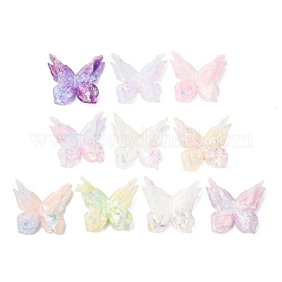 Светящиеся кабошоны из прозрачной смолы CRES-L045-04-1