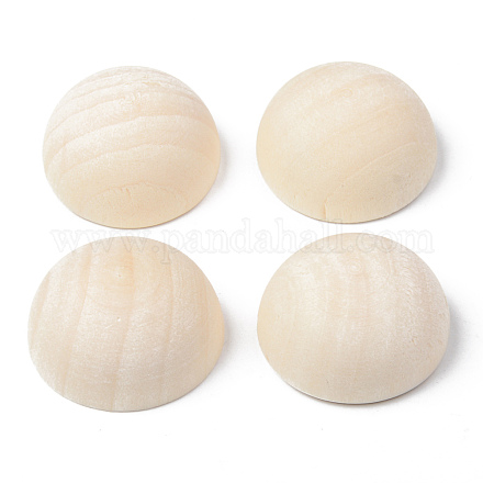 Unfinished Natural Wood Cabochons WOOD-R269-D-1
