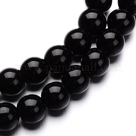 Chapelets de perles rondes en verre GLAA-I028-10mm-02-1