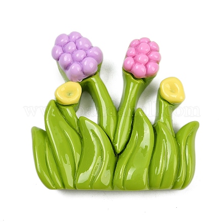 Непрозрачные кабошоны из смолы CRES-P037-01E-1