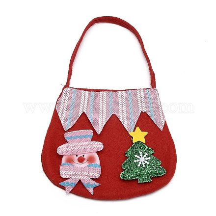 Christmas Non-woven Fabrics Candy Bags Decorations ABAG-I003-04C-1