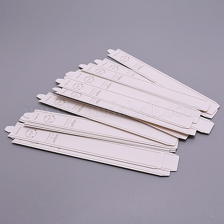 手作り石鹸作り用のラップ紙テープ  単語の長方形  ホワイト  24x3x0.03cm  20個/セット DIY-WH0214-90-1