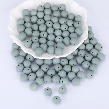 Perles focales rondes en silicone SI-JX0046A-43-1