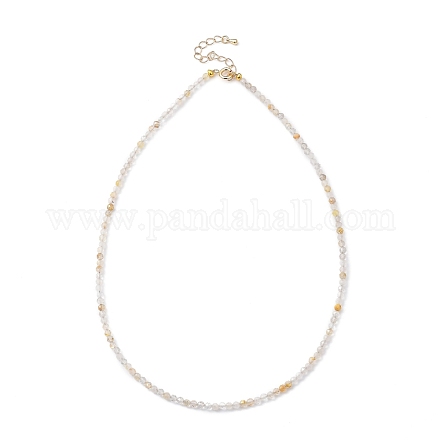 Colliers de perles de quartz rutiles naturels NJEW-JN02990-05-1