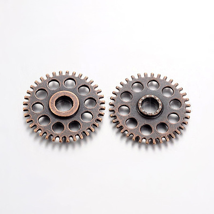 Componentes de araña de estilo steampunk de aleación tibetana TIBE-5302-R-FF-1