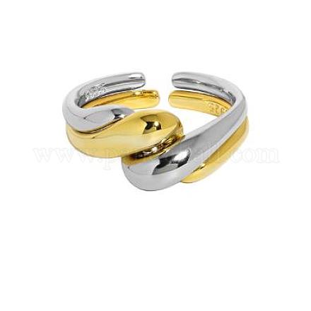 925 anillo abierto pareja de plata de ley JR948A-1