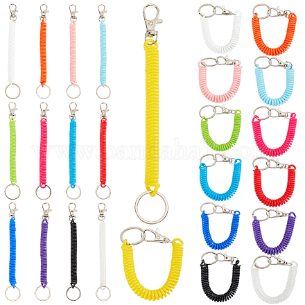 Craspire 26 шт. 13 цвета пластиковая пружинная веревка для аксессуаров для мобильных телефонов FIND-CP0001-61-1