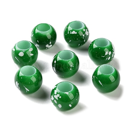 Европейские бусины из АБС-пластика KY-G033-01B-08-1