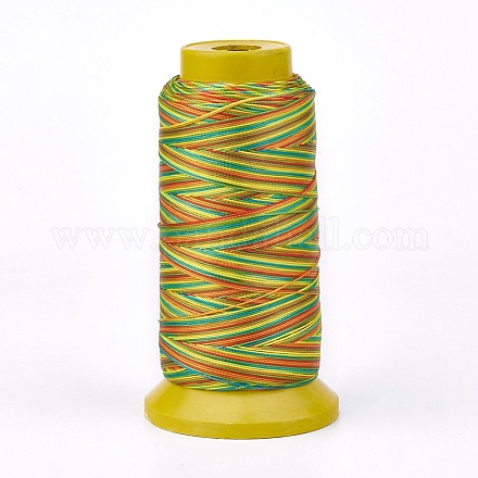 ポリエステル糸  カスタム織りジュエリー作りのために  カラフル  0.5mm  約480m /ロール NWIR-K023-0.5mm-04-1