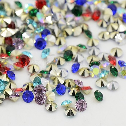 Grade AAA Pointed Back Resin Rhinestones CRES-R120-4.4mm-M-1