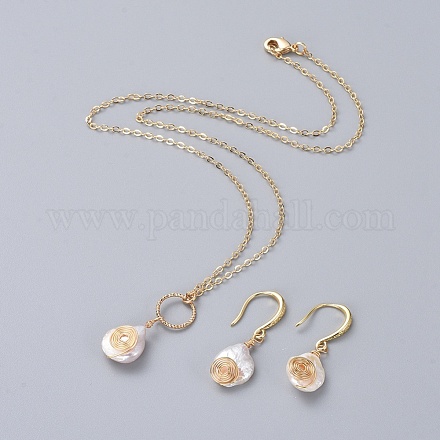 Perla barocca naturale perla keshi SJEW-JS01058-03-1