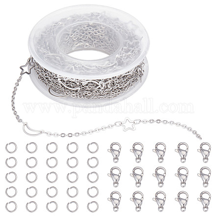Ensembles de fabrication de colliers en chaîne sunnyclue DIY-SC0020-80-1
