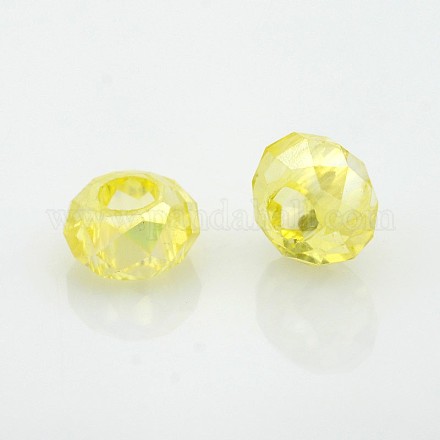 AB Color Plated Electroplate Glass Beads GPDL-J028-AB12-1