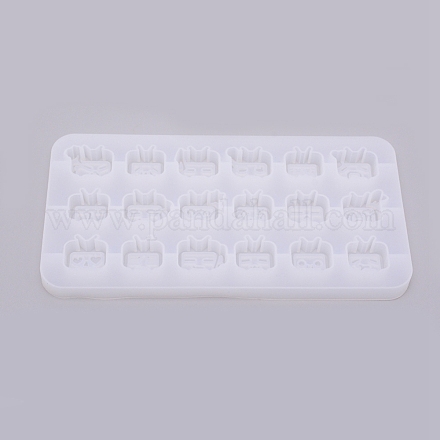 Stampi in silicone per espressione facciale tv DIY-WH0176-98-1