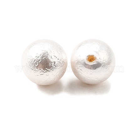 Гальванизированные бусины из ракушек-жемчужин BSHE-K016-8mm-1