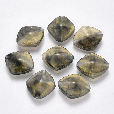 Perline acriliche imitazione della pietra preziosa OACR-R075-05A-06-1