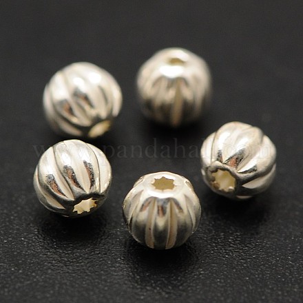Sterling Silver Beads STER-M027-09S-1