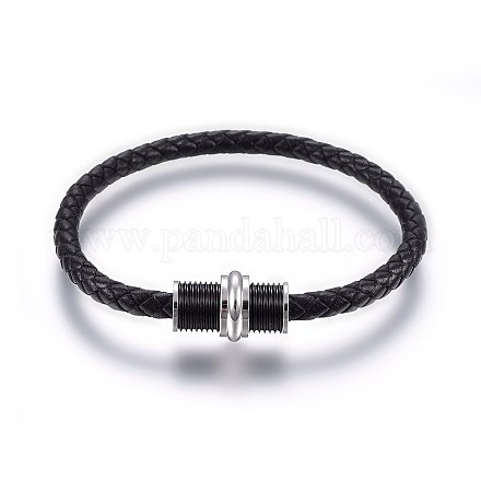 Leather Cord Bracelets BJEW-G603-28-1