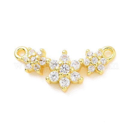 Экологически чистая латунная пластина с микропаве кубический цирконий подвески с 2 петлей KK-F843-08G-1