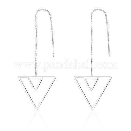 Trendy Brass Threader Earrings EJEW-BB21101-1