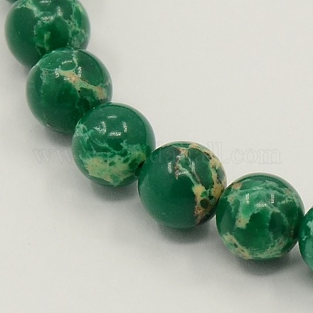 Synthetic Imperial Jasper Beads Strands G-H014-1-5-1
