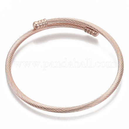 Fabrication de bracelets de manchette en alliage PALLOY-N158-035RG-1
