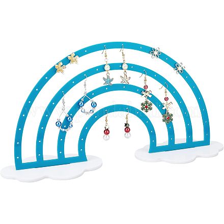 Акриловый дисплей серьги стойки EDIS-WH0029-11A-1