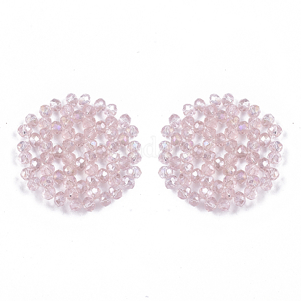 Placage acrylique perles tissées PACR-R247-01B-1