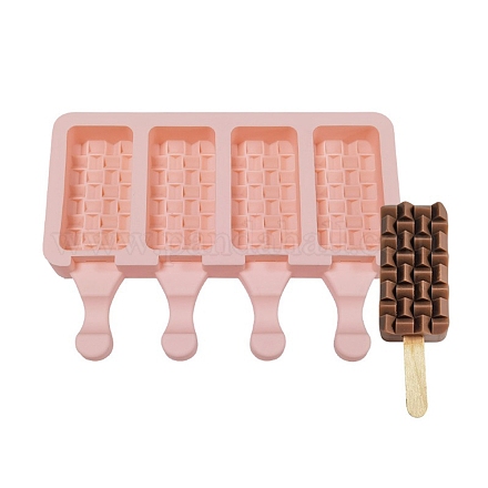 Пищевые силиконовые Молды для мороженого прямоугольной Молды «сделай сам» DIY-D062-05C-1