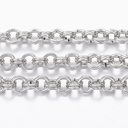304 cadena de rolo redondo doble de acero inoxidable STAS-H014-01-10M-1