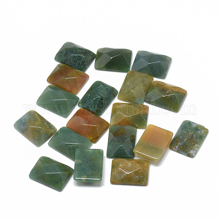 Natural Indian Agate Cabochons G-T073-14C-1