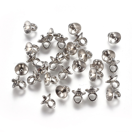 Ccb tasse en plastique perle peg bails broches pendentifs CCB-L013-02A-P-1