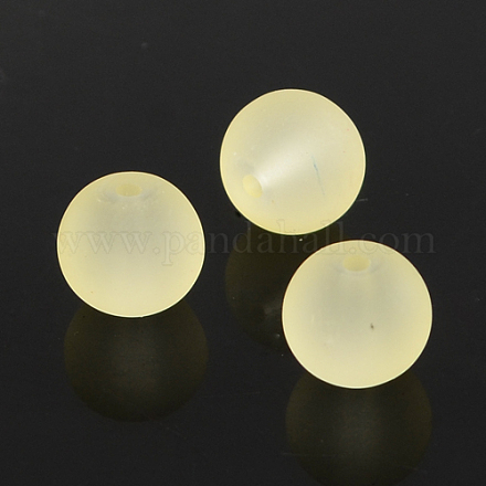 Chapelets de perles en verre transparent X-GLAA-S031-10mm-23-1