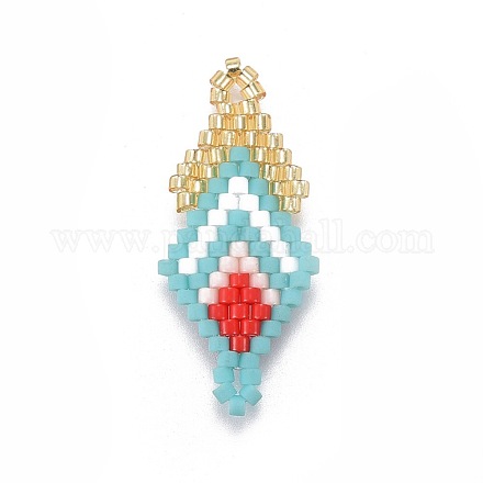 Handmade Japanese Seed Beads Links SEED-P003-56-1