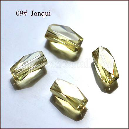 Abalorios de cristal austriaco de imitación SWAR-F055-8x4mm-09-1