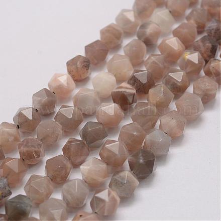 Natural Sunstone Beads Strands G-G970-14-10mm-1