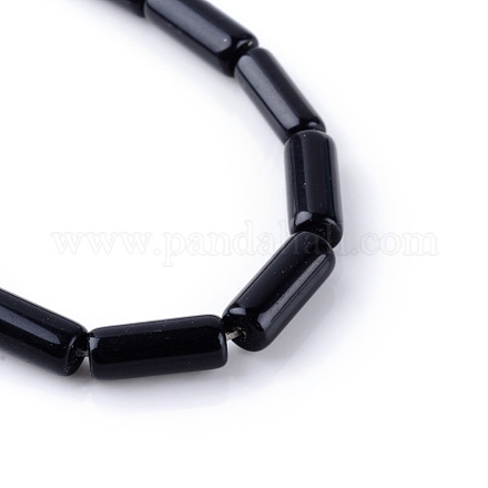 Natural Obsidian Bead Strands X-G-R356-54-1