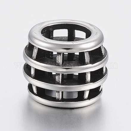 304 Stainless Steel Beads STAS-H440-02AS-1