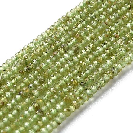 Chapelets de perles en péridot naturel G-M421-A01-01-1