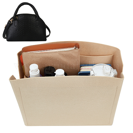Felt Purse Handbag Organizer Insert Multi pocket Storage Tote Shaper Liner  Bag