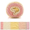 Cotton Yarn, for Weaving, Knitting & Crochet, Segment Dyed, Colorful, 2mm, about 211.07 Yards(193m)/Skein