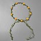 Polyester Artificial Rose Garland Headbands, Flower Crown Headbands for Women Girls, Orange, Inner Diameter: 185~190mm