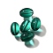 K9 Glass, Imitation Austrian Crystal Beads, Oval, Teal, 11x8mm, Hole: 1.8mm
