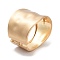 Alloy Wide Hinged Bangles, Chunky Bangles for Women, Golden, Inner Diameter: 2x2-1/2 inch(5.2x6.3cm) 