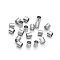 201 Stainless Steel Crimp Beads, Column, Stainless Steel Color, 2x2mm, Hole: 1.5mm