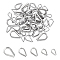 60Pcs 5 Style 304 Stainless Steel Wire Guardian and Protectors, Terminators, Capel, Stainless Steel Color, 12pcs/style