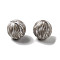 Printing Opaque Acrylic Beads, Round, Coffee, 19.5x19mm, Hole: 2.8mm