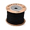 Nylon Threads, Black, 0.6mm, about 109.36 yards(100m)/roll